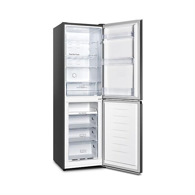 Hisense RB327N4BBE 55X183cm 50/50 Frost Free Fridge Freezer - Black 