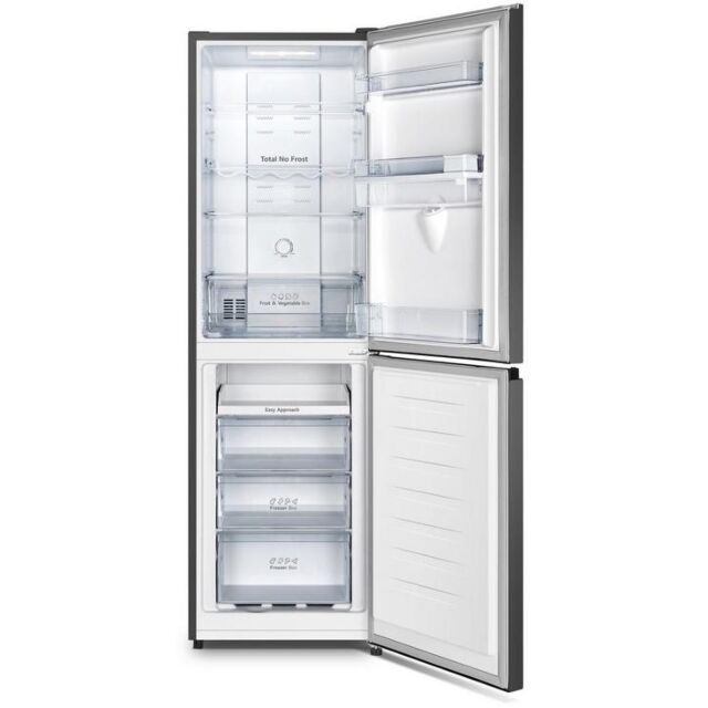 Hisense RB327N4WB1 55cm x 185cm 50:50 split frost free fridge freezer black