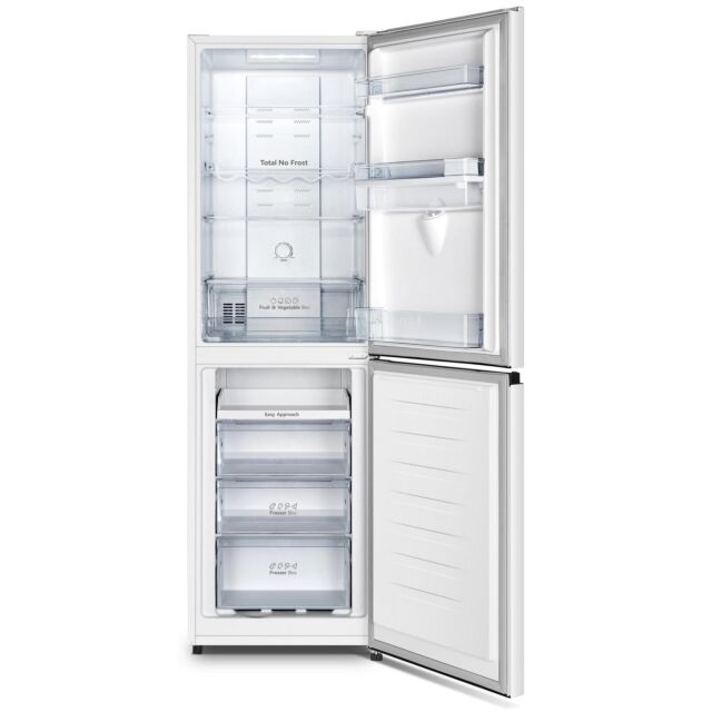 Hisense RB327N4WW1 55cm x 185cm 50:50 split frost free fridge freezer white