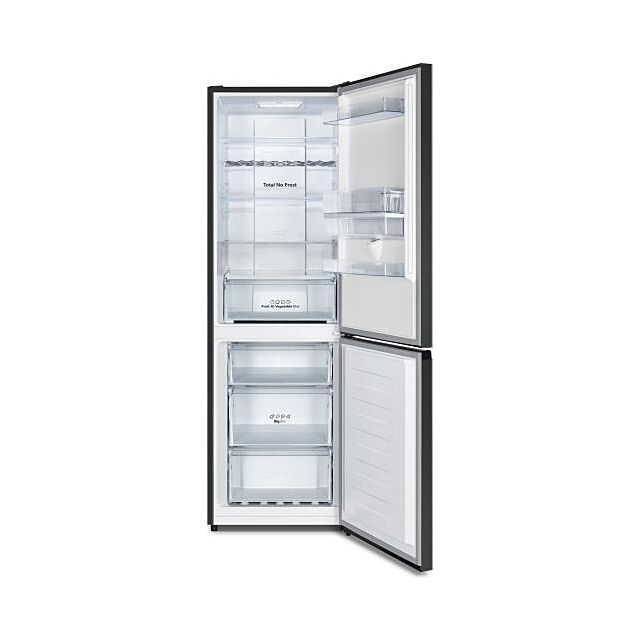 Hisense RB395N4WFE 60/40 Split Freestanding Frost Free Fridge Freezer - Black - E Rated
