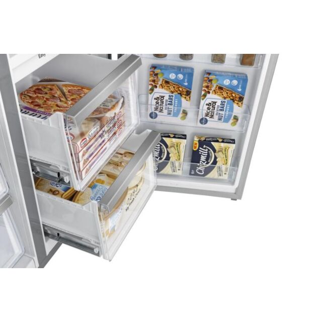 Hisense RQ758N4SWSE Multidoor Frost Free Fridge Freezer With Water Steel