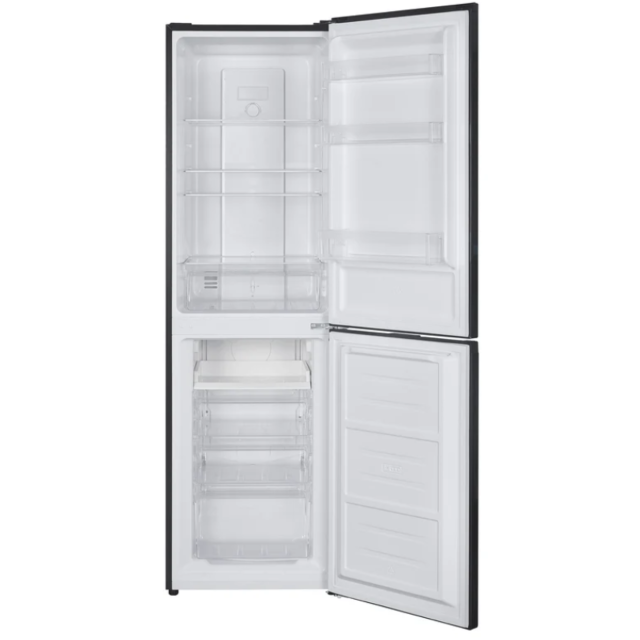 IceKing IQ30-NF1855BL 55cm Wide/182cm Tall Frost Free Fridge Freezer Black