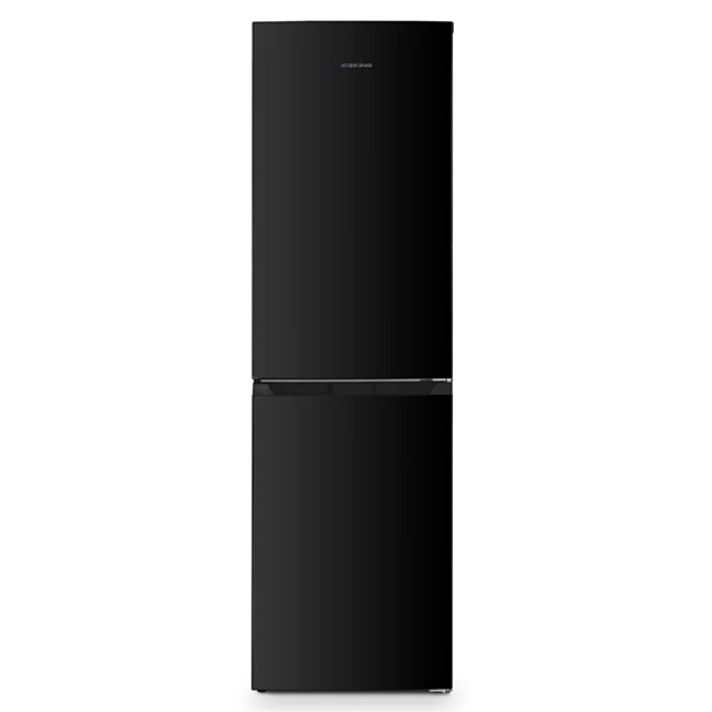 IceKing IQ30-NF1855BL 55cm Wide/182cm Tall Frost Free Fridge Freezer Black