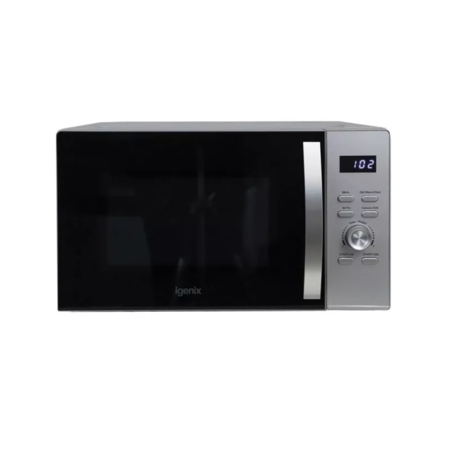 Igenix IGMC02890S Microwave With Air Fryer Function , 28 Litre, 900W, Silver