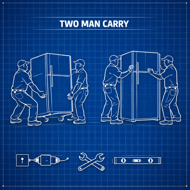 Two Man - tick if llifting over or up/down stairs
