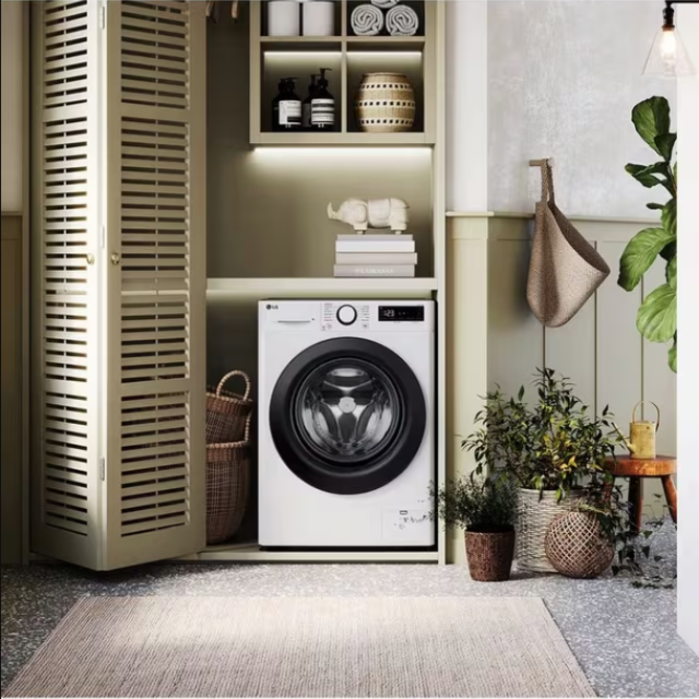 LG F4Y510WBLN 10kg 1400 Spin Washing Machine - White