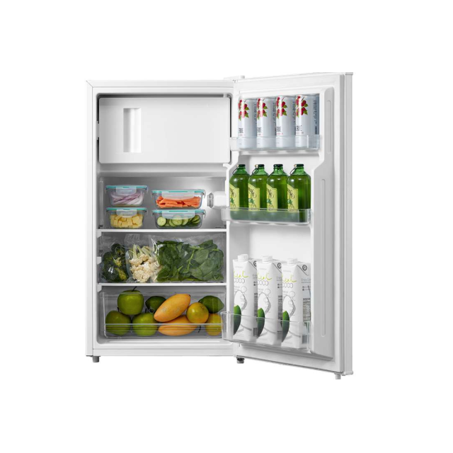 Midea MDRD125FGE01 47.5Cm Undercounter Fridge White 80L With Freezer, Reversible Door White