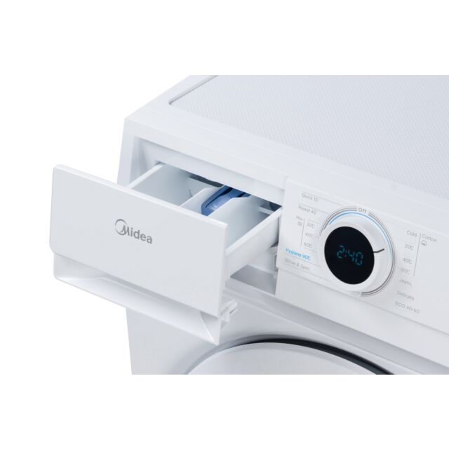 Midea MF100W60 White 6Kg 1000Rpm Washing Machine
