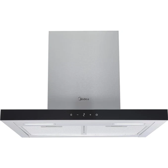 Midea MH60M21ET33SG-UK 60Cm Chimney Cooker Hood - Stainless Steel