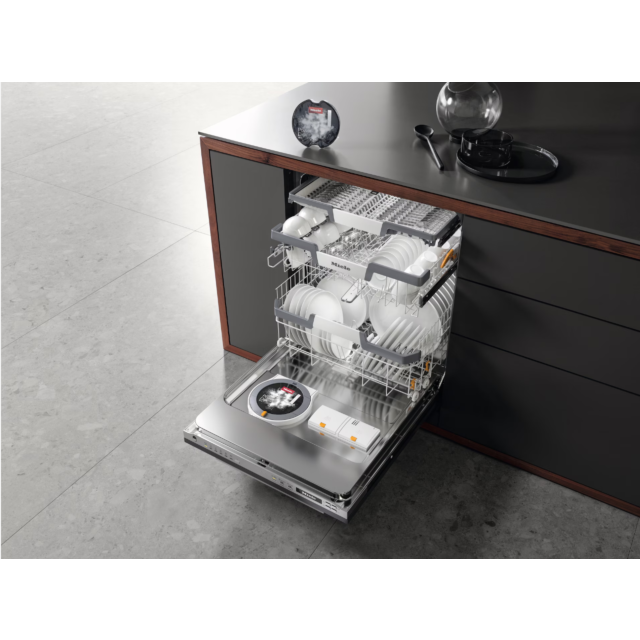 Miele G7160SCVI 60cm Dishwasher AutoDos with PowerDisk Wifi Enabled 3D MultiFlex tray B Energy Ratin