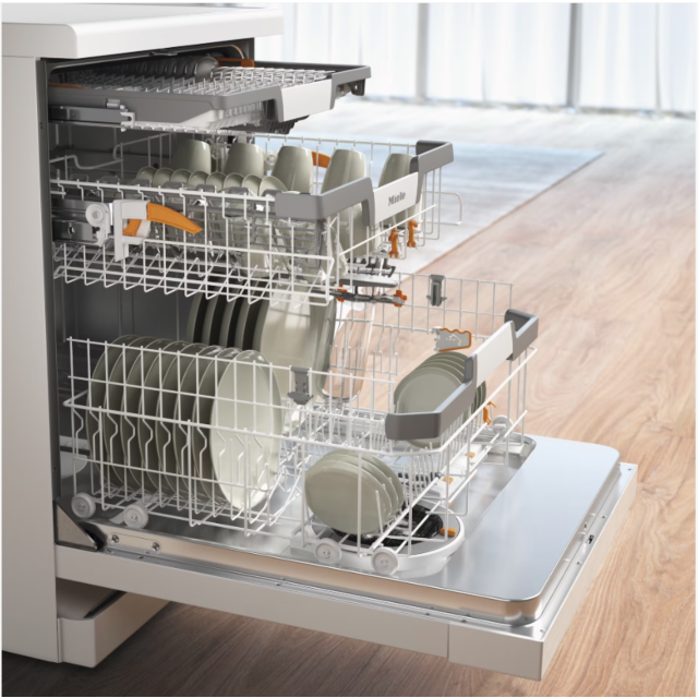 Miele G7600SC-WH AutoDos with PowerDisk, WiFi, A Energy Rating, 6l water, 42dB, QuickPowerWash, Auto