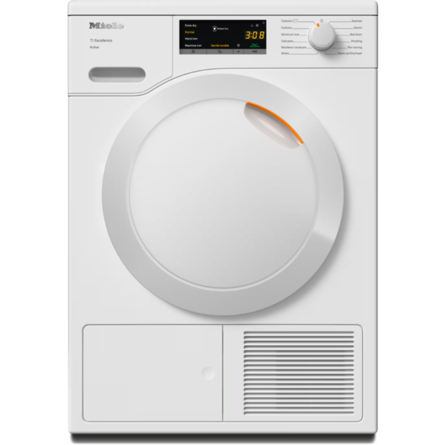 Miele TEA225 WP Heat Pump, 7kg Honeycomb drum with LED lighting, A++ energy rating, EcoDry, Very qui