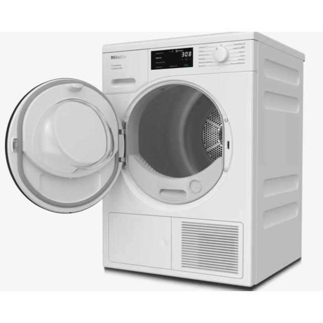 Miele TED645WP Heat Pump 9kg Honeycomb drum with Glass Door A+++ energy rating EcoSpeed + EcoDry Ext