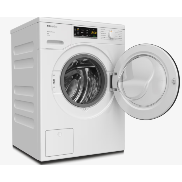 Miele WEA125WCS 8kg Honeycomb drum 1400 rpm A-10% Energy Rating Extremely quiet (72dB) CapDosing Add