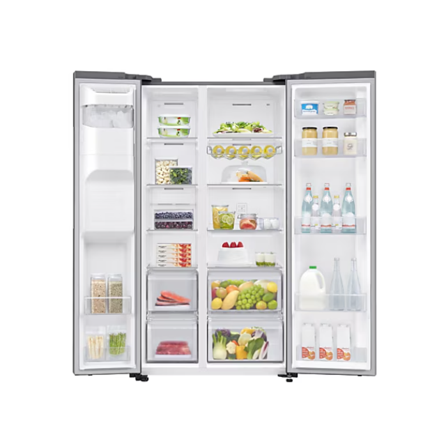 Samsung RS65DG54R3S9EU American Style Smart Fridge Freezer - Refined Inox
