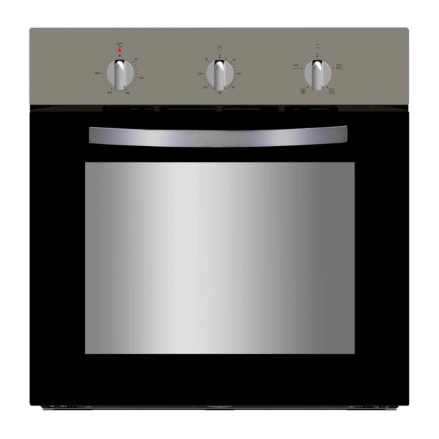 Sia FSO59SS Fan With Minute Minder Built-In Single Electric Oven Stainless Steel