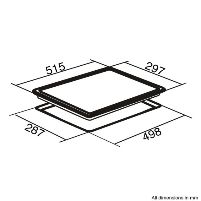Sia PHP301SS 30Cm Solid Plate Hob