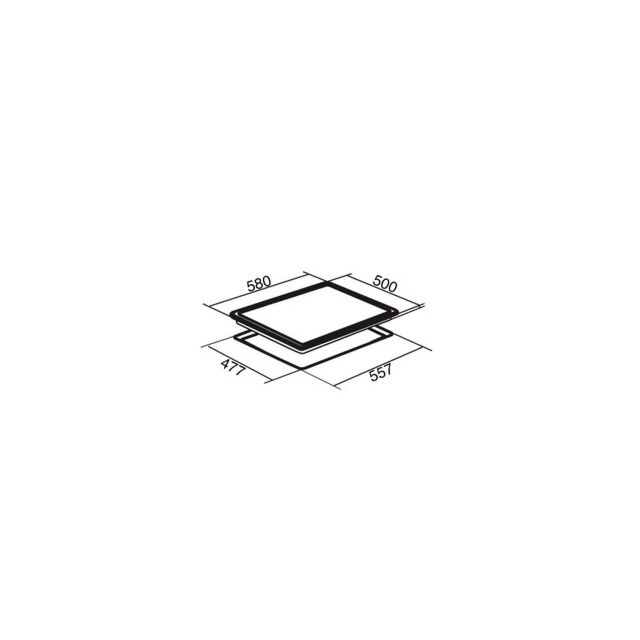 Sia PHP601SS 60Cm Sealed Plate Hob - Stainless Steel