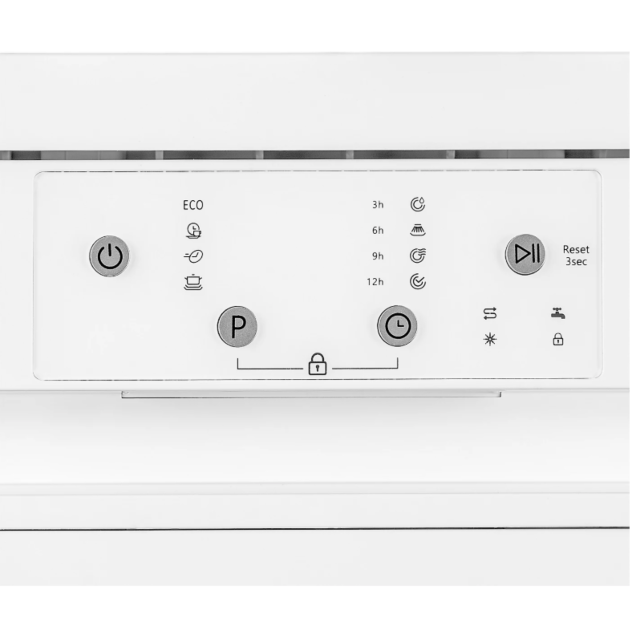 Sia SFSD604W 60Cm Freestanding 14 Place Dishwasher