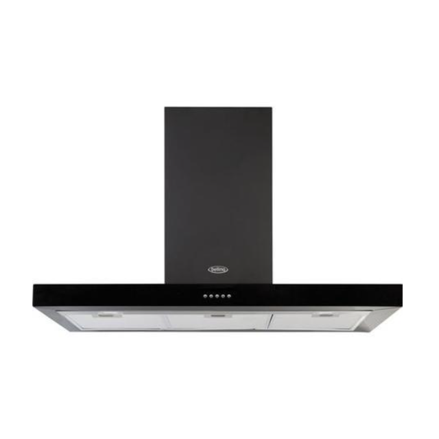 Stoves 444443574 100Cm Flat Hood 100Db Mk3 - Black