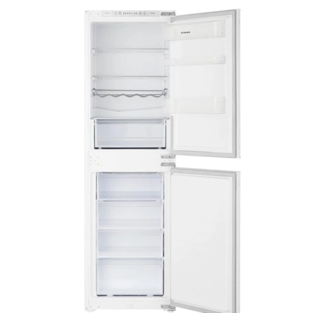 Teknix BITH50FF/E Integrated Fridge Freezer,50:50, E Rated, Slider Fitting, Frost Free, Wine Rack, S
