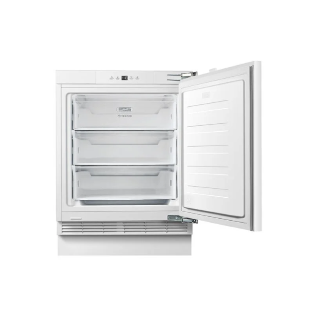 Teknix BITHUZ4 Integrated Undercounter Freezer,E Rated, LED Display 