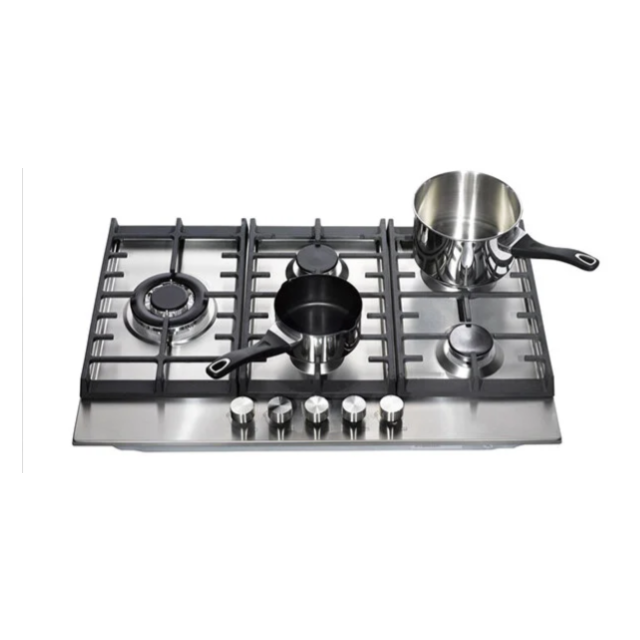Teknix SCGH75X - Stainless steel 75cm 5 Zone Gas Hob