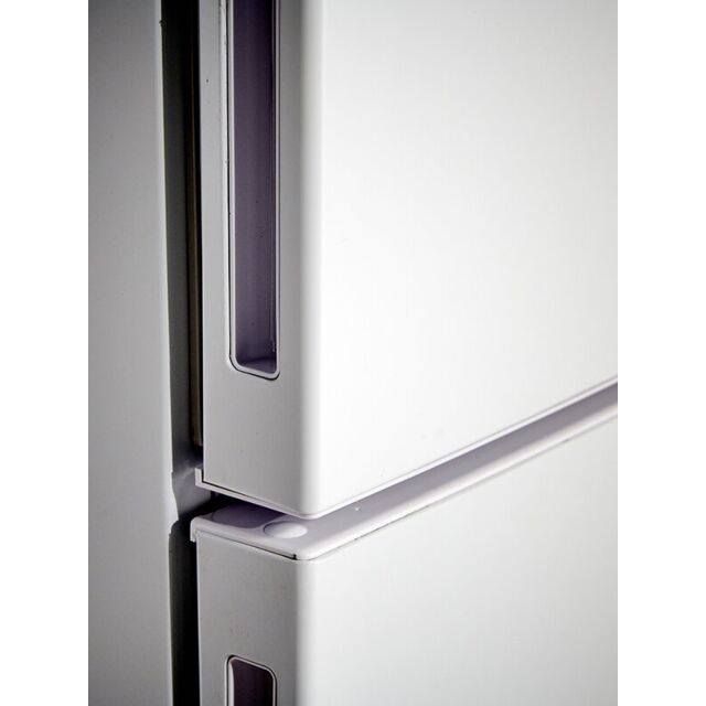 Teknix SMF165W/E 155/75 Litres, A (F) Rated, Glass Shelves, Led Interior Light, H1600mm, W550mm, Sma