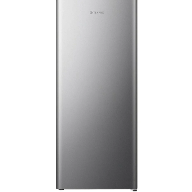Teknix T2R128S Teknix Freestanding Retro Icebox Fridge, Silver