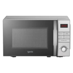 Igenix 800W 20L Stainless Steel Manual Microwave