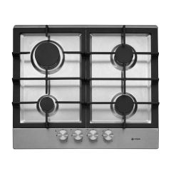 Caple C750G 60Cm Stainless Steel, Cast Iron Supports, 4 Burners, W 590Mm, Fsd