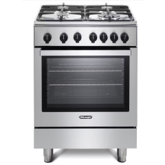 Delonghi DSC626G-1 Modern 60Cm Gas Cooker In Stainless Steel