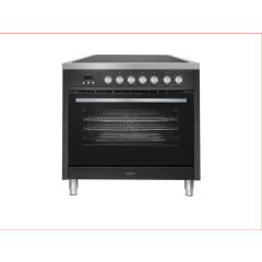 Inalto IR90ECB  90cm Single Ceramic Range Cooker-Black