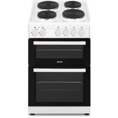 Simfer SIM52TEW 50Cm Electric Twin Cavity Solid Plate Cooker White