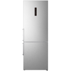 Teknix FFH270X 495L Fridge Freezer, Total No Frost, 70Cm, Brushed Steel