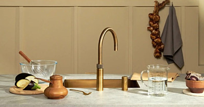 Quooker Flex Now Available in Patinated Brass
